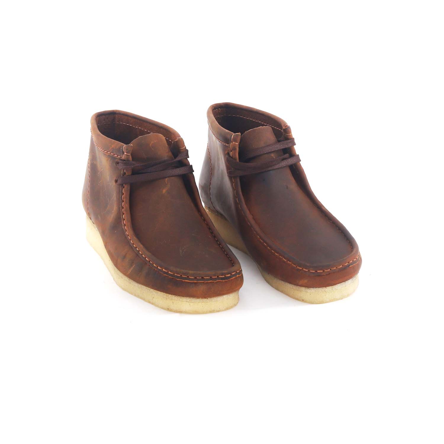 Clarks Wallabee Boot Pelle Marrone